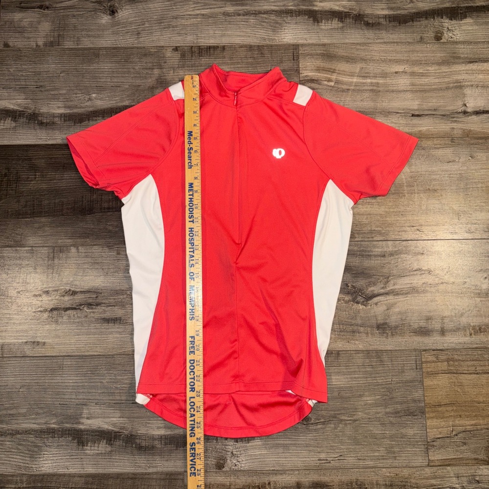 Pearl Izumi 100 Select Cycling Jersey Womens Large‎ Coral Pink Bike Shirt - Picture 6 of 7